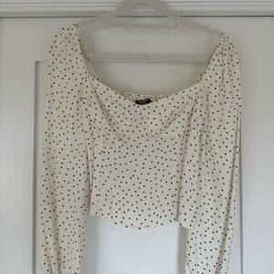 Roformation polka dot top
